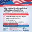 VIRTUAL # Taller de Certificacion Individual calificada por Food Safety Preventive Controls Alliance (FSPCA)