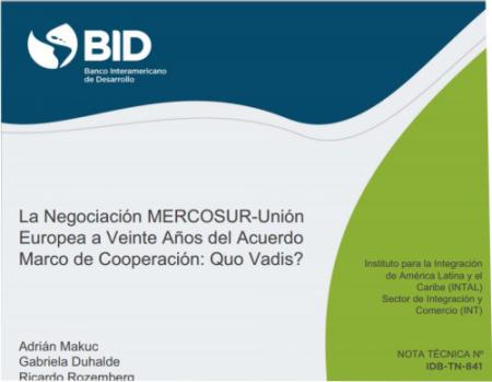 La negociación MERCOSUR-Unión Europea a 20 años del Acuerdo Marco de Cooperación