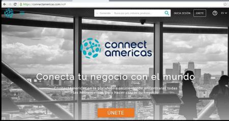 Inscribite en el Portal de Connect Americas