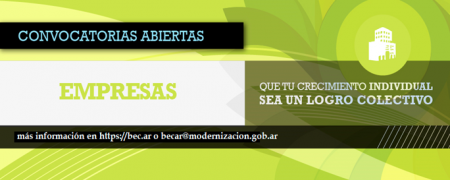 Convocatoria del Programa BEC.AR