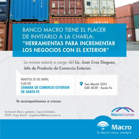 Conferencia: Herramientas para incrementar los negocios con el exterior