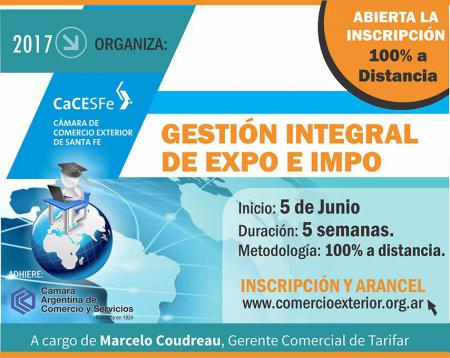 Gestión Integral de Expo e Impo - 100% a Distancia