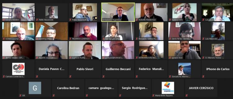 Importante reunion mantenida con Representantes de las Embajadas Argentinas en Brasil, Paraguay y Uruguay