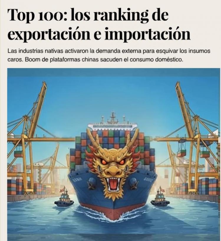 Ubicación de Empresas SOCIAS en el Ranking de Exportadoras e Importadoras Santafesinas
