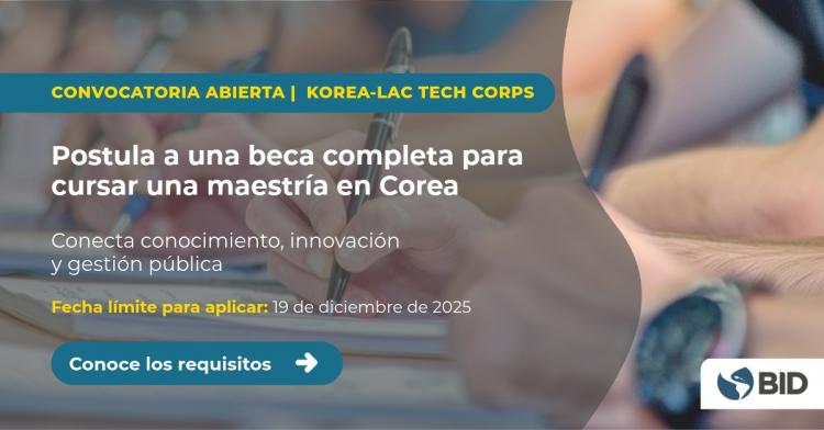Postula a una beca completa para estudiar una maestría en Corea