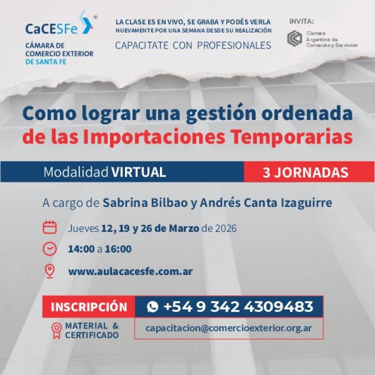 Como lograr una gestion ordenada de las Importaciones Temporarias